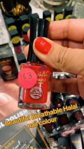 ALHALAL COSMETICS REHAM WATER PERMEABLE NAIL POLISH 18ML AL-163