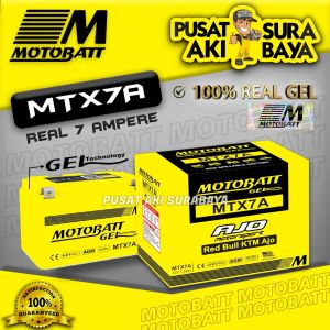 OFFICIAL MOTOBATT GEL MTX7A 7 AH ORIGINAL AKI MOTOR KYMCO 125 SERIES DINK 150 TVS APACHE RTR 200
