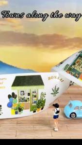 Mr.paper | Mr.Paper 200cm/Cuộn Băng Dính Washi Cắt Hình Chủ Đề Thị Trấn Nhà Cửa Dùng Trang Trí Nhật Ký Sổ Tay Tranh Ghép Đồ Dùng Tự Làm
