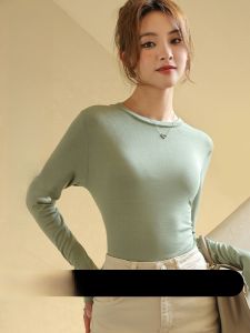 MiiOW | เสื้อชั้นในแขนยาวผู้หญิง ทรงสลิมฟิต อบอุ่น แฟชั่นฤดูใบไม้ร่วง 2025 คอลเลกชั่นใหม่ เสื้อชั้นในสตรี