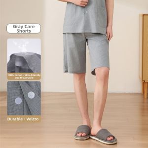 JINLANTING | Easy to Put On and Take Off Patient Gown Cotton Carewear