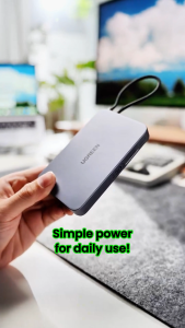 【Ultra Slim】UGREEN Qi2 10000mAh Magnetic Powerbank with Built in USB-C Cable PD 30W Magsafe Thin Fast Wireless Charging For iPhone 17/16 S26