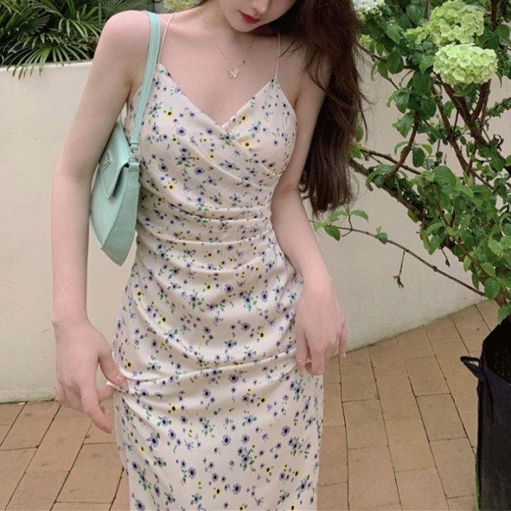 【MagicLady】 Dresses for Women Korean Style Fashion 2023 Floral Dress ...