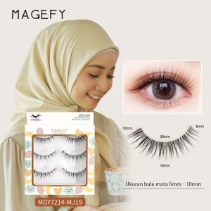 MAGEFY Bulu Mata Eyelash 3D Eyelash Extension Bulu Mata Palsu Natural Riasan Kecantikan 7214