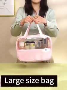 【 Momoko Concept Store 】Zipper Makeup Bag💄 PVC Cosmetic Bag🖌️ Storage Travel Bag✈️ Beg Solek💅 READY STOCK📦KL SHIP