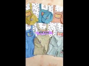 Overall Anak Bayi Laki-Laki / Bodysuit Anak Bayi Laki-Laki Motif Head Giraffe Estimasi Usia 0-9 Bulan