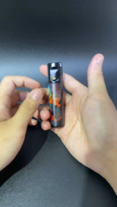 Bật lửa khò 1 tia Honest BCZ853-2 chính hãng – Chống gió nhìn rõ gas chỉnh lửa dễ nhỏ gọn siêu bền