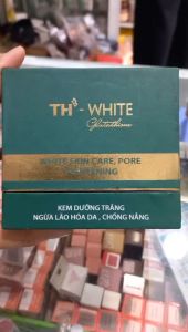 ( Tặng kèm serum) KEM T2H WHITE DƯỠNG TRẮNG DA NGỪA LÃO HÓA CHỐNG NẮNG 30GR