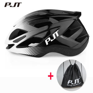 PJT Adult Ultralight Cycling Helmet Safety Cap Bicycle Helmet for Women Men Racing Bike Equipments Road MTB Riding Bike Helmet