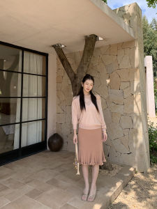 A-line Mini Skirt Women Summer Fashion Fish-tail Design Hugging Bottom
