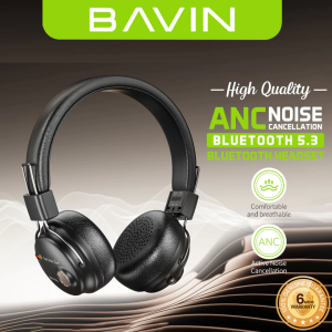 BAVIN BH59 ANC Wireless Bluetooth Earphone Headphone w/ Hi-Fi Audio Stereo Sound Foldable & Comfortable