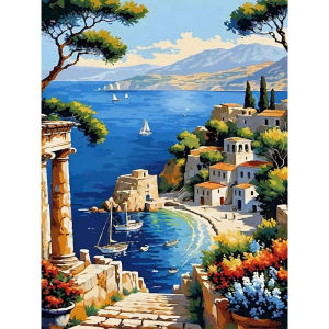 Port Landscape Jigsaw Puzzle 500/1000/1200/2000PCS 40x50cm Paper Puzzle Relaxing Game Home Decor Gift