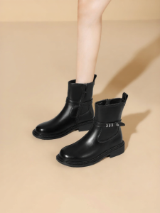 Josiny | Breathable Versatile Height Increasing Thick Heel Boots