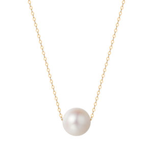 18k Gold Seawater Pearl Necklace for Women Gift