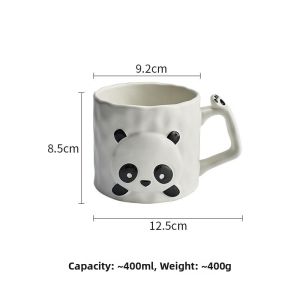 Cute Cartoon Panda Ceramic Cup