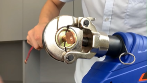 Máy Ép Đầu Cốt Điện Thủy Lực 6 Tấn - Dùng Pin Di Động - Kèm 12 Khuôn - Bền Bỉ Dễ Sử Dụng