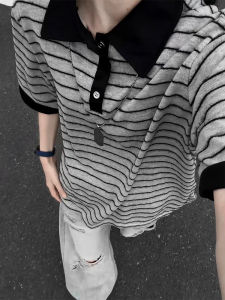 LIUBU | Colorful Stripes Stylish Polo Shirt
