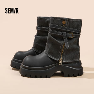 Semir | Giày Cao Gót Đế Dày Cao Ngang Chân Mới