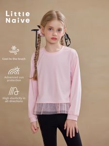 Little Naive | UV Protection Cool Feel Girls T-shirt