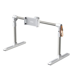 Bedside Lazy Bracket Foldable Aluminum Alloy Mobile Phone Stand for Watching TV in Bed Adjustable Height Desktop Floor Support
