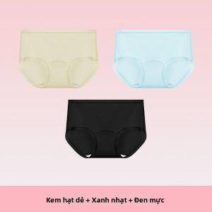 MiiOW | Quần Lót Mùa Hè Chống Khuẩn Bằng Vải Lụa Băng Không Đường May