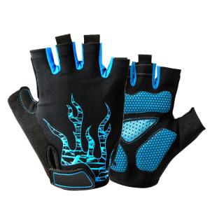TOOKTRO | Bike Riding Gloves Semi-Finger Vibration Absorption Silicone