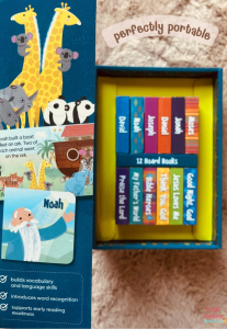 Board Book : My Little Library: Bible Stories (12 mini board books) ไบเบิ้ลสำหรับเด็ก บอร์ดบุ๊ค เซท12เล่ม 9781640309968 ✨ ✨ Import from USA✨ ✨
