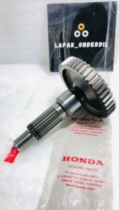 GEAR GIR GIGI GARDAN AS RODA BELAKANG GIGI GARDAN BESAR STATER HALUS  HONDA BEAT FI ESP STREET ECO BEAT POP SCOOPY ESP DONAT RING 12 TAHUN 2017 2018 2019 2020 2021 ORIGINAL HONDA BARU
