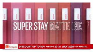 Maybelline Super Stay Matte Ink Lipcream REDS EDITION: Lipstick Waterproof dengan Tekstur Matte & Tahan Lama