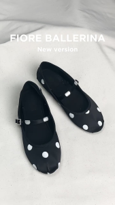 Giày búp bê vải FIORE BALLERINA chấm bi BAL 0005 - TMB of Vascara
