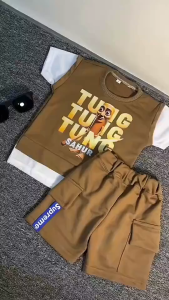 SETELAN ANAK LAKI LAKI MODEL ROMPI ANOMALI TUNG TUNG SAHUR VIRAL 1-5 TAHUN