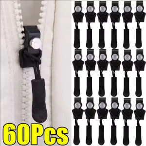 60/30 ชิ้น 3 ขนาด ซิปถอดได้ / เครื่องมือซ่อมซิปอเนกประสงค์ / ตัวดึงซิปแบบถอดได้ DIY / สำหรับงานเย็บเสื้อแจ็คเก็ต กระเป๋า เสื้อโค้ท