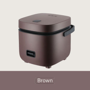 Nồi Cơm Điện Mini 1.2L Máy Nấu Ăn Điện Tự Động Máy Hâm Nóng Thức Ăn Hấp Cho 1-2 Người Có Cốc Đo