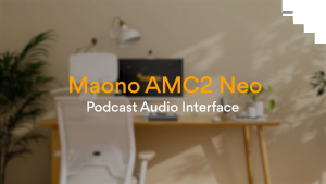 MAONO AMC2 NEO Paket Microphone Dynamic PD200X Stand Meja for Phone PC Live Stream Podcast Recording