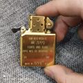 Bật lửa Zippo la mã đồng nguyên khối mẫu 72 tặng kèm xăng 20ml. 