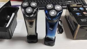 Hatteker | Electric Shaver Rotary Razor Beard Trimmer with Pop-up Trimmer IPX7 Waterproof Hair Trimmer for Men