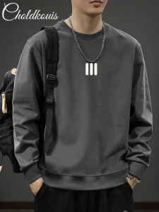 Heavyweight 440g Men's Round Neck Sweatshirt: A New Autumn Winter Fashion