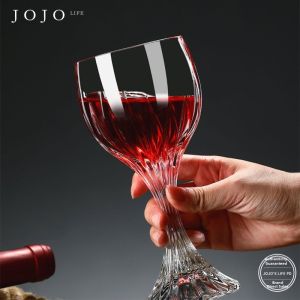 Luxury Gilded European Retro Crystal Glass Wine Glass