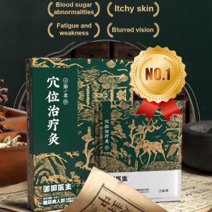 Physiotherapy Sugar Control Patch High Sugar Patch Acupuncture Points Treatment Moxibustion Foot Patch