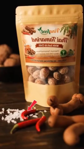 (BUY 1 FREE 1) Thai Tamarind with Salt & Chili 100G/250G – Spicy Sweet & Healthy Tamarind Candy
