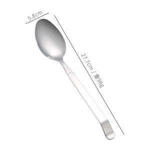 Serving Spoon Buffet Cooking Spoon Large Spoon for Individual Portions Public Spoon Hotel Meal Spoon Stainless Steel Public Spoon