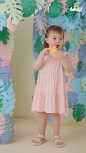 LULLABY - Đầm sát nách 2 tầng thun lạnh - NH389N