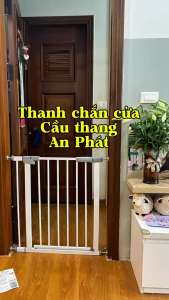 Thanh chắn cửa Thanh chắn cầu thang An Phát loại to dày nặng cao 78cm bảo vệ bé an toàn - HOANA