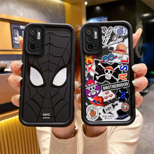 Anti-Fall Silicone Phone Case for Redmi Note10 5G International Version Mens Protective Cover Couples Cute Cartoon Design