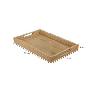Khay gỗ đa năng khay phục vụ dùng để bưng bê đồ ăn và đồ uống
