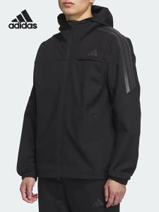 adidas | Áo Khoác Nam Có Mũ Dây Sọc