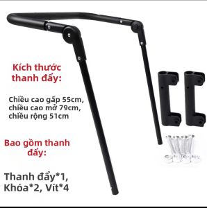 Xe Đẩy Dã Ngoại 4 Bánh Gập Được Điều Chỉnh Được Tháo Rời