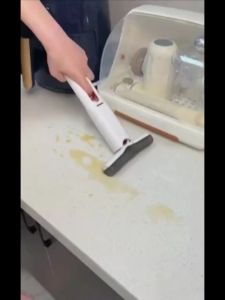 Alat Pel Mini Portable: Collodion Mop & Pembersih Kaca Dapur