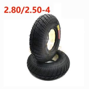 2.80/2.50-4 Solid Tire 9 Inch Rubber Thickened Tire for Trolley Tricycle Electric Scooter Puncture Resistant Tyre