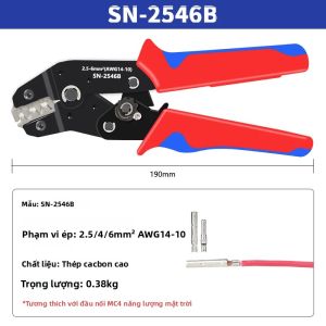 Kìm Bấm Dây Nối Ô Tô DuPont 2.54 Dụng Cụ Bấm Dây Kìm Bấm Cốt SN-58B Dùng Cho Dây 0.25-1.5mm² /23-16AWG Kìm Mini Bằng Thép Carbon